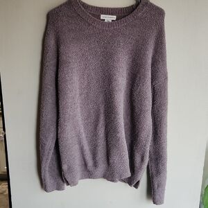 cupcakes & cashmere Lavender Crew Neck Sweater